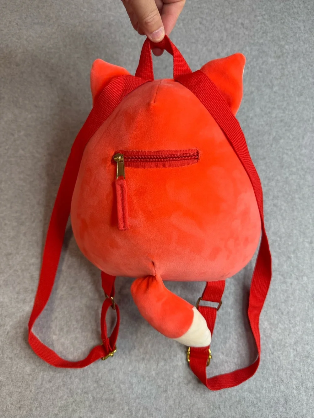 Squishmallows “Fifi” 14 inch Red Fox Plush Backpack
